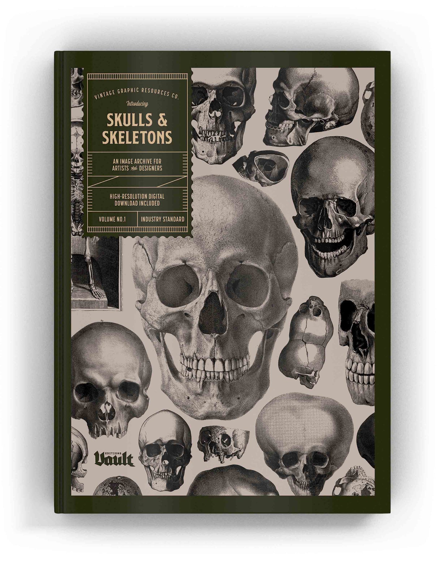 Skulls & Skeletons, an Image Archive for Artists & Designers