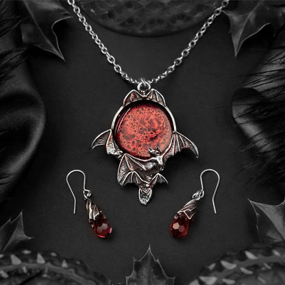 Blood Moon Pewter Pendant