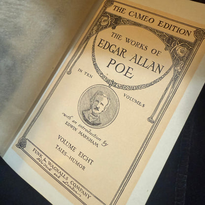 The Works of Edgar Allen Poe 1904 Tales Humor