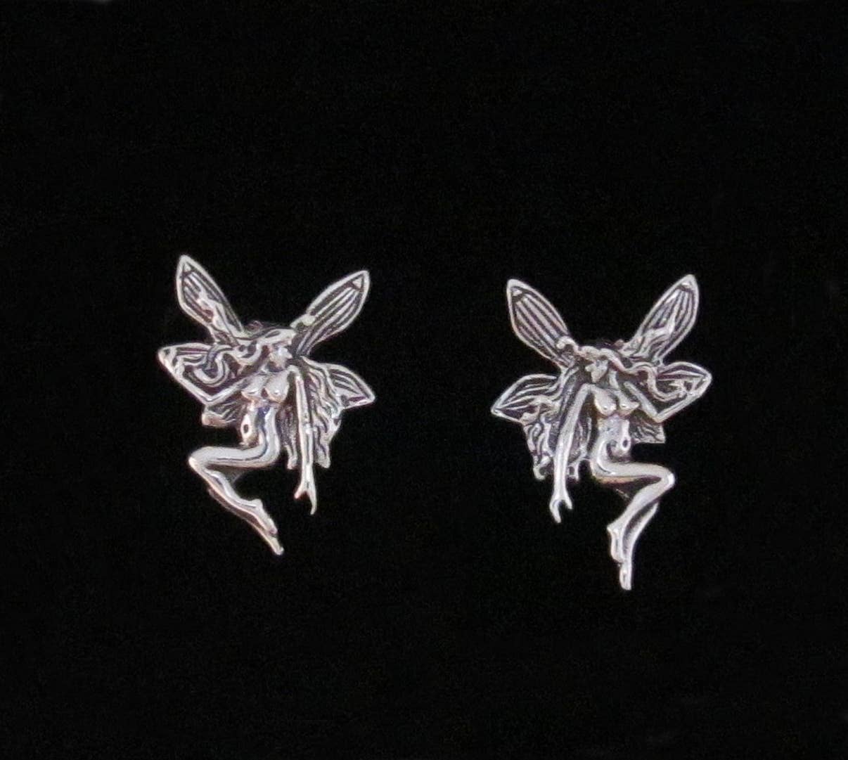 Sterling Silver Fairy Post Earring