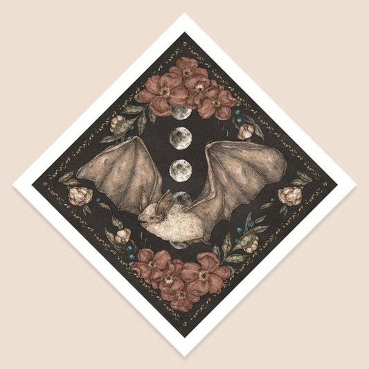 Bat Giclee Print Jessica Roux 8" x 8"
