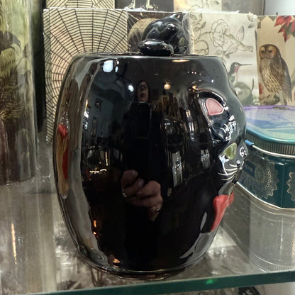 Antique Black Cat Mug Small