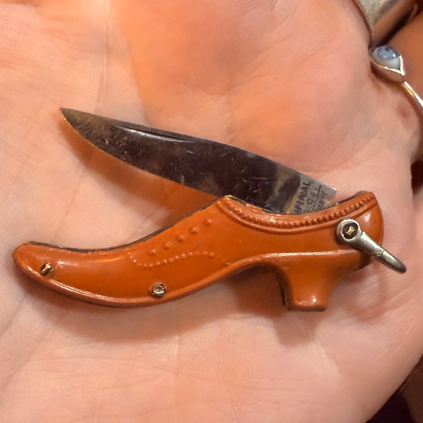 Antique 1940’s Celluloid Shoe Folding