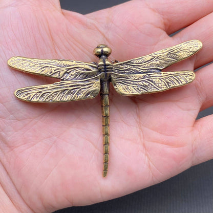 Brass Dragonfly Figurine