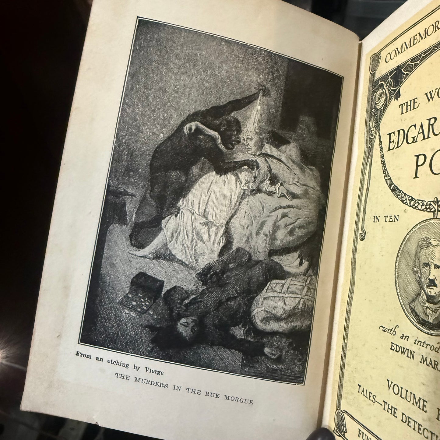 The Works of Edgar Allan Poe 1904 Tales The Detection of Crime Black