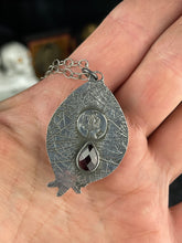 Load image into Gallery viewer, Gothic Victorian Spiderweb Obsidian Spider Web Necklace
