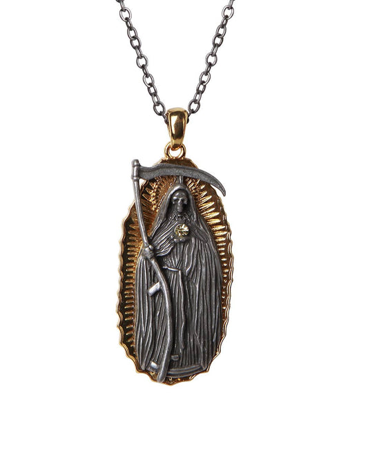 Santa Muerte Pendant Necklace