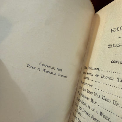 The Works of Edgar Allan Poe 1904 Tales Humor Black Book