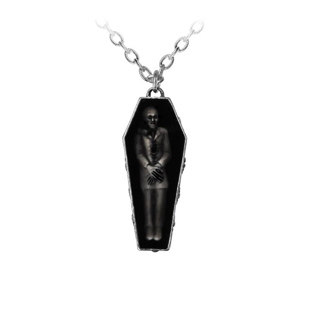 Nosferatu's Rest Pendant Pewter