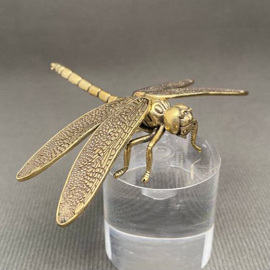 Brass Dragonfly Figurine
