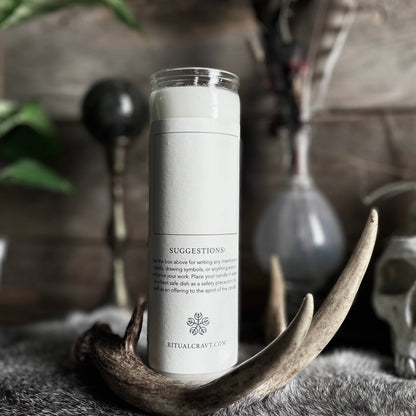 Protection. Dressed Candle.