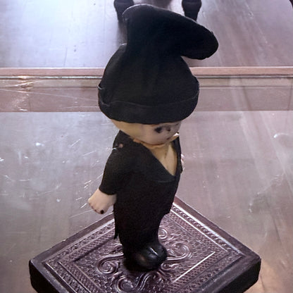 Antique 1930’s Porcelain Kewpie Doll Crepe Clothing