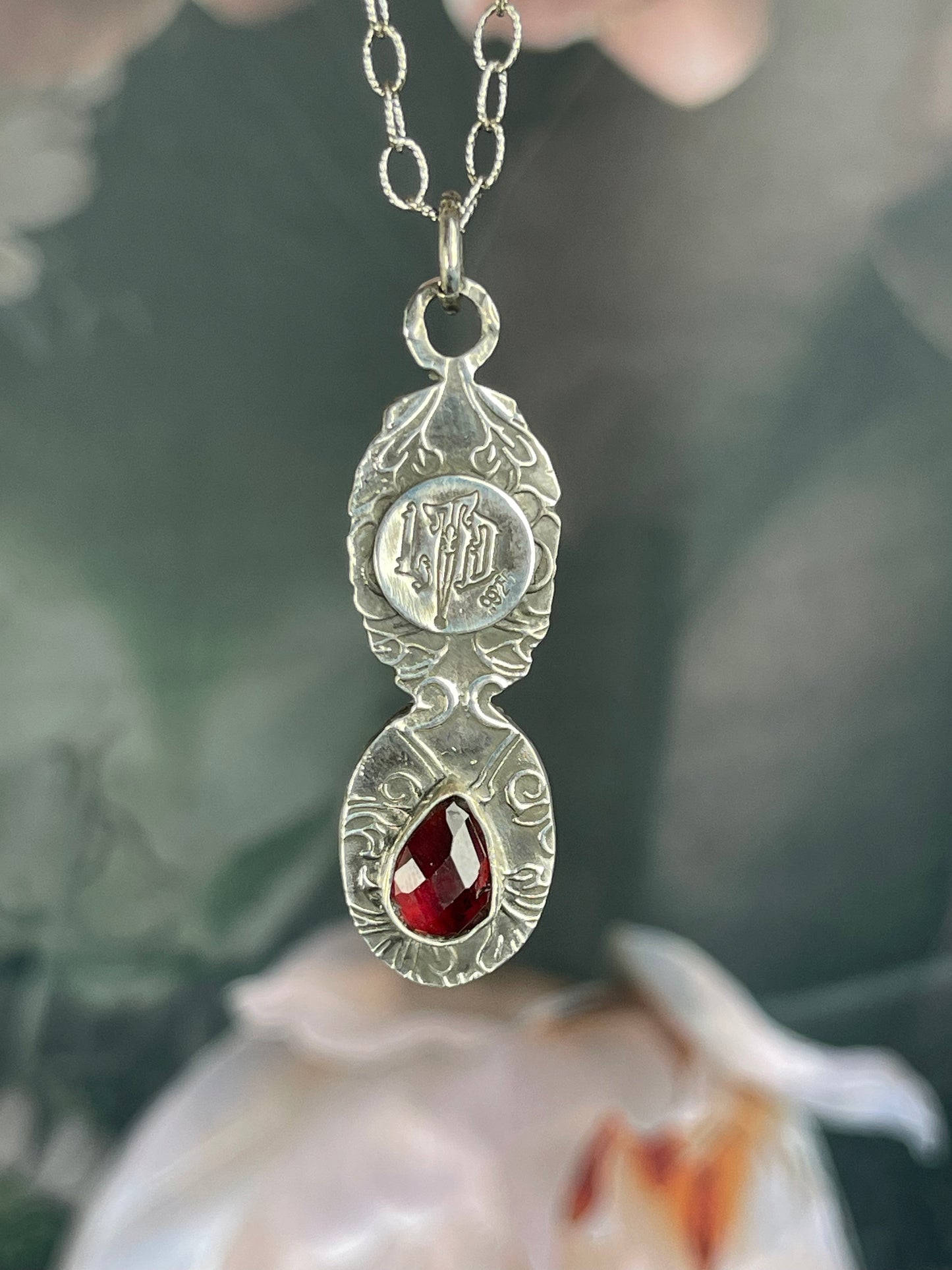 The Mini Medusa Gothic Victorian Sterling Necklace Moonstone