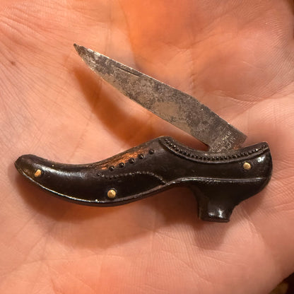 Antique 1940’s Celluloid Shoe Folding