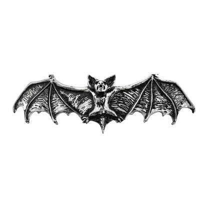 Pewter Darkling Bat Hair Barrette