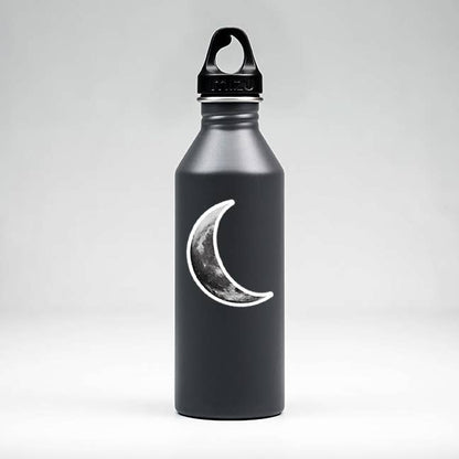 Waning Crescent Moon Sticker