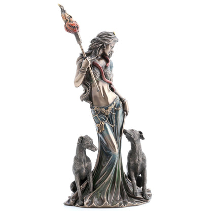 Hecate Greek Goddess Of Magic With Hounds