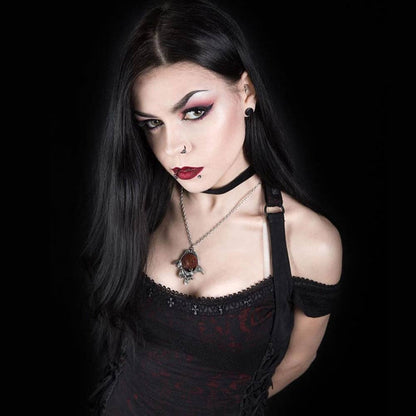 Blood Moon Pewter Pendant