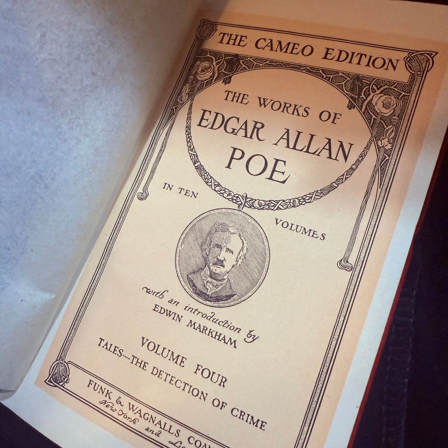 The Works of Edgar Allen Poe 1904 Tales The Detection of Crime