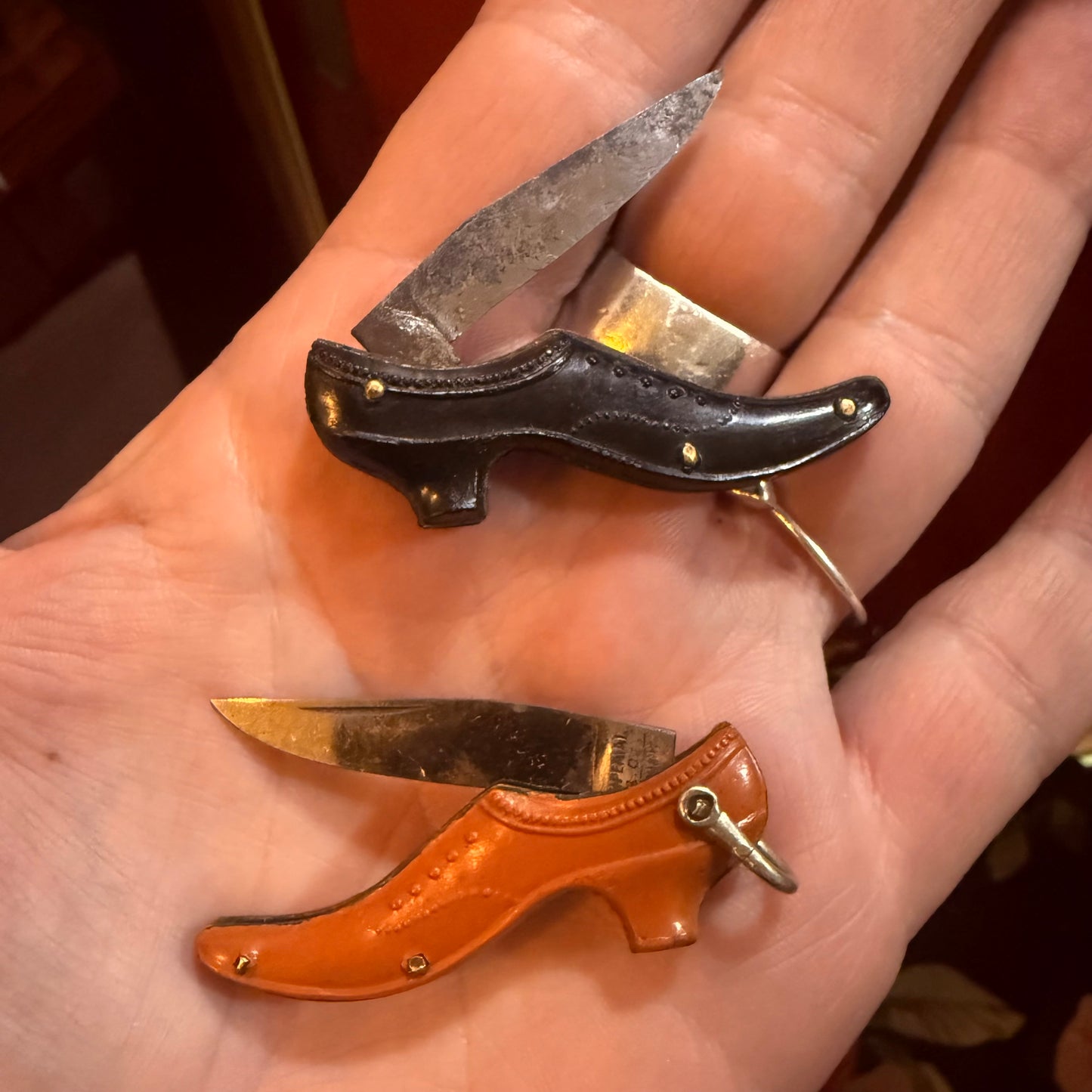 Antique 1940’s Celluloid Shoe Folding