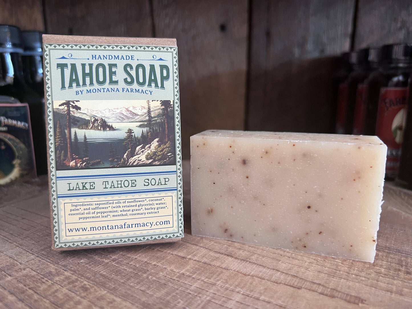 Lake Tahoe Vintage Handmade Forest Bathing Soap