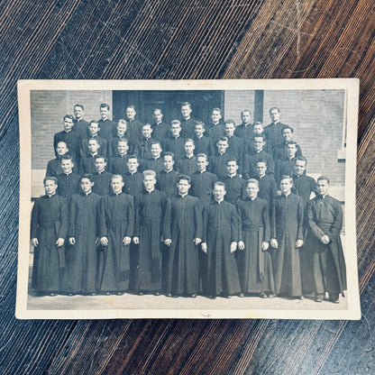 Antique Priests Photograph 5” x 7”