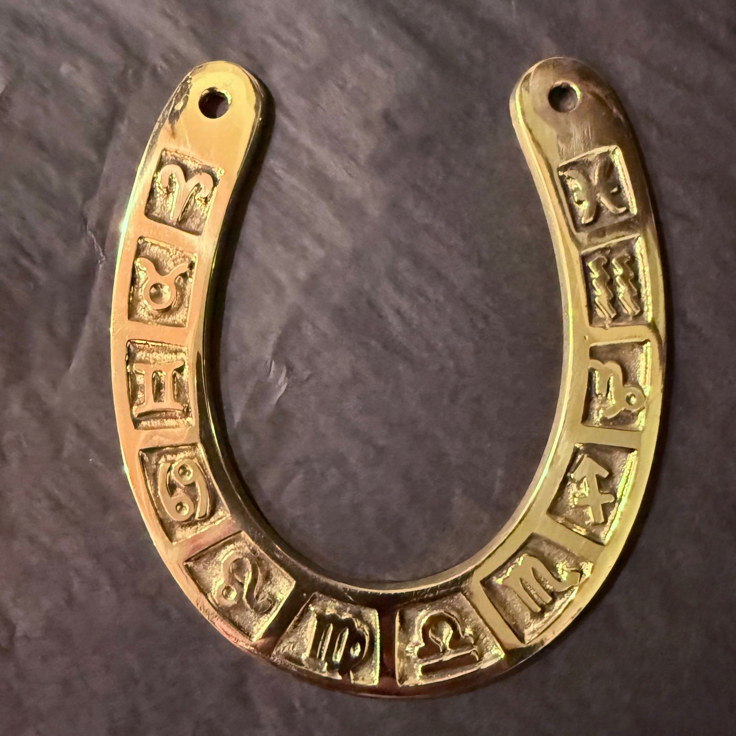 Astrology Brass Horseshoe