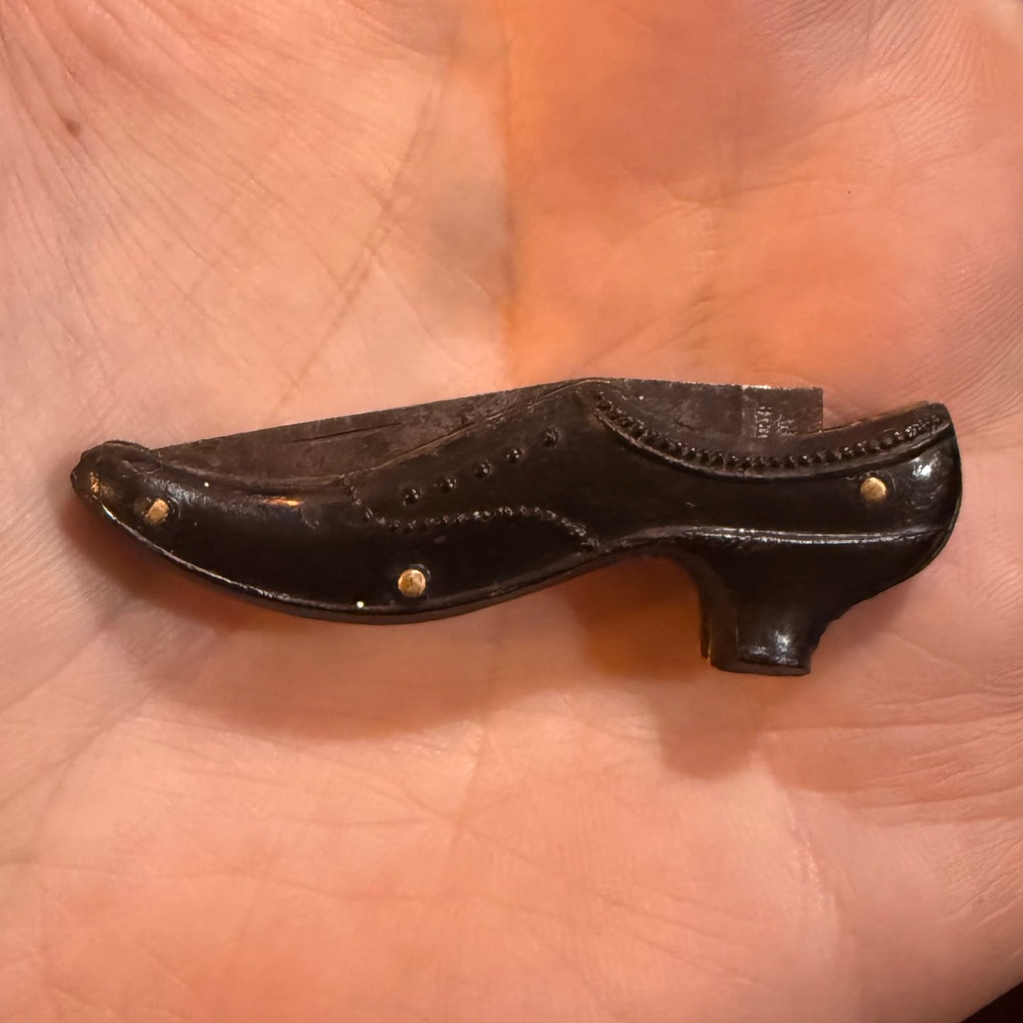 Antique 1940’s Celluloid Shoe Folding