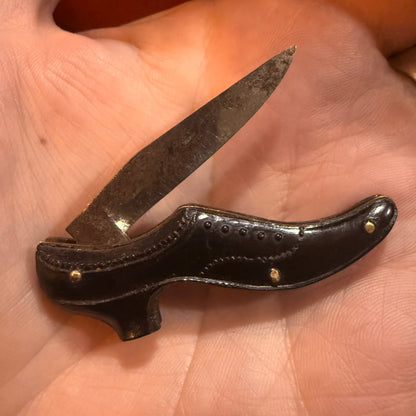 Antique 1940’s Celluloid Shoe Folding