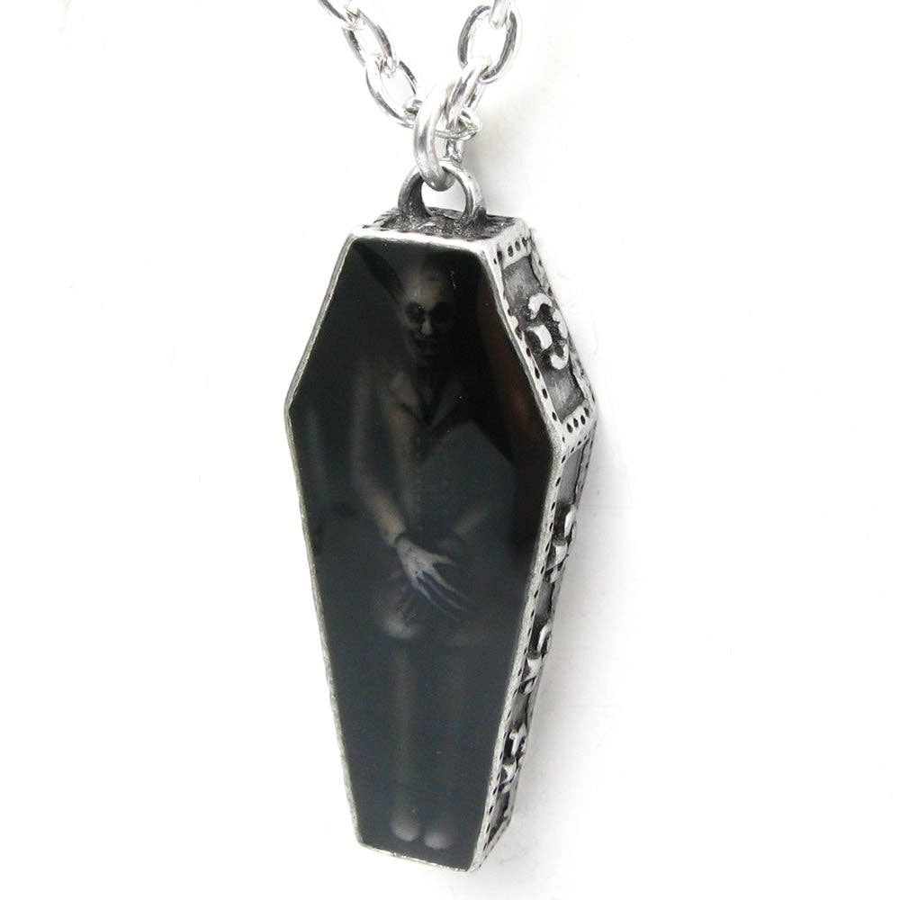 Nosferatu's Rest Pendant Pewter