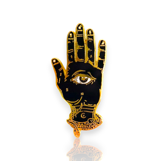 Palmistry Enamel Pin