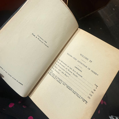 The Works of Edgar Allan Poe 1904 Tales The Detection of Crime Black