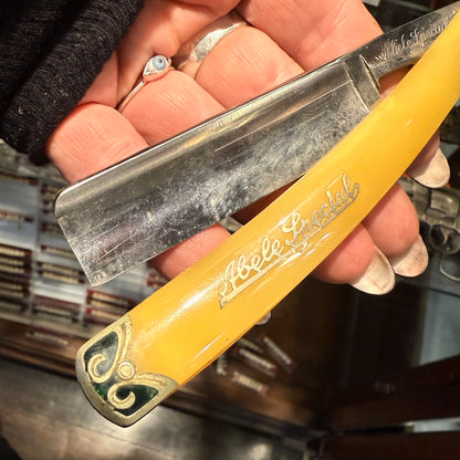 Antique Abele Special Straight Razor With Box