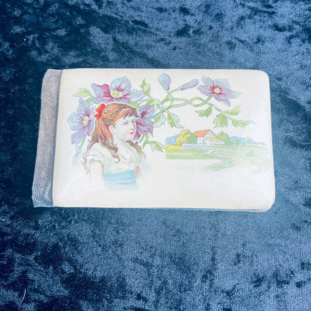 Victorian Celluliod Album Keepsake Young Girl