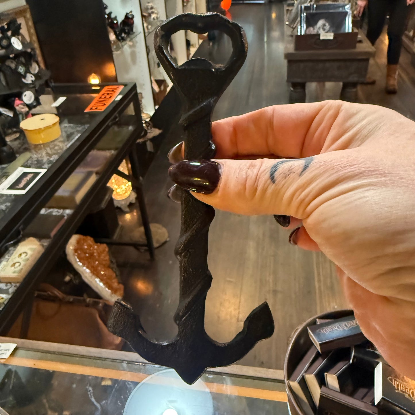 Cast Iron Anchor Bottle Opener