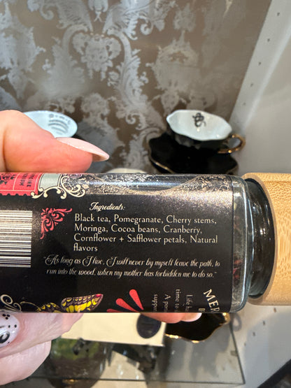 Black Forest deep lovely Vintage Victorian Dark Academia Tea