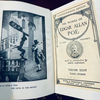 The Works of Edgar Allan Poe 1904 Tales Humor Black Book