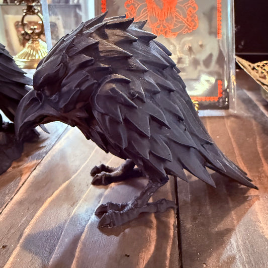 Black Raven 3D Art 2 Sizes