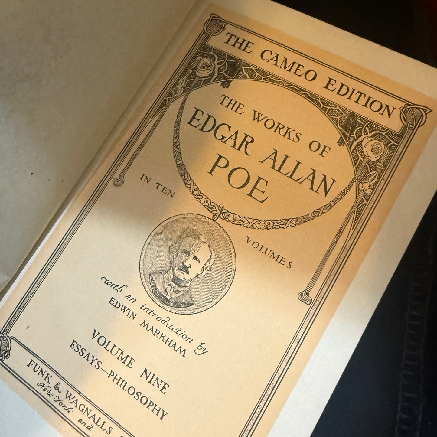 The Works of Edgar Allen Poe 1904 Essays Philosophy Book