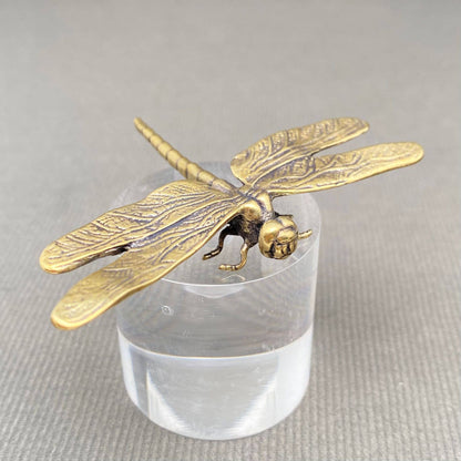 Brass Dragonfly Figurine