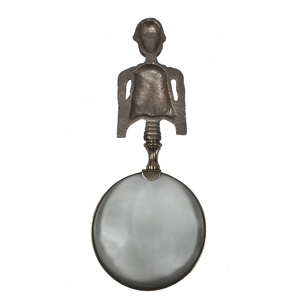 9 - 1/2" Skeleton Magnifying Glass - Loved To Death