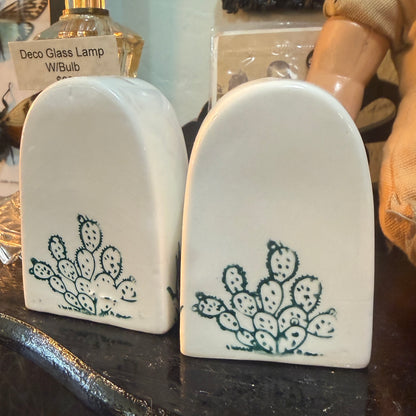 Antique Tombstone Salt & Pepper Set