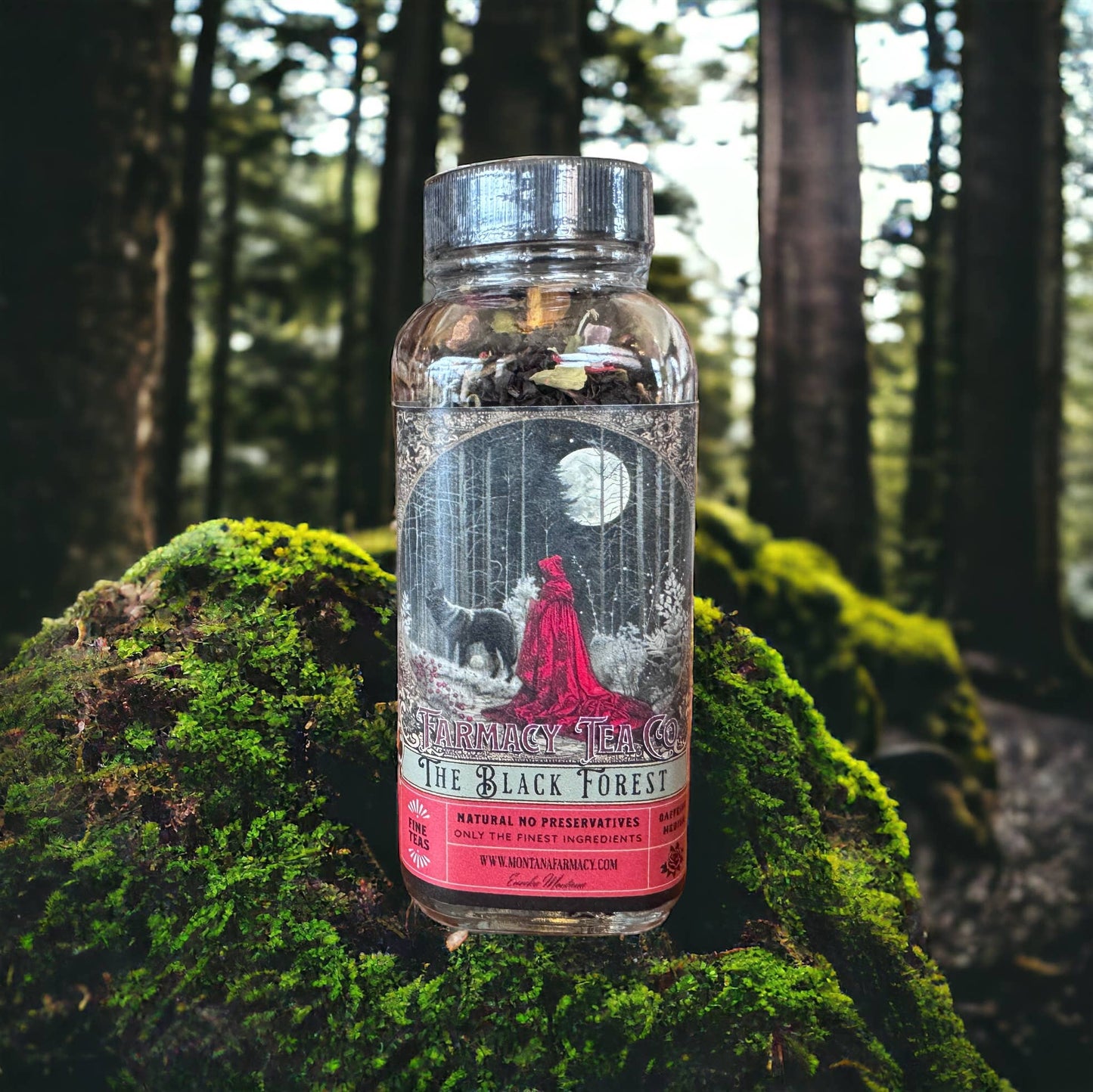 Black Forest deep lovely Vintage Victorian Dark Academia Tea