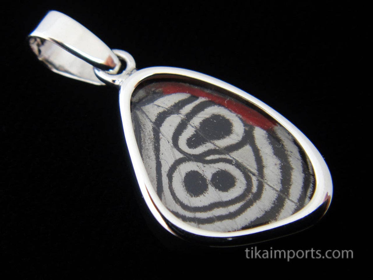 Sterling Tiny 88 Tiny Butterfly Wing Necklace