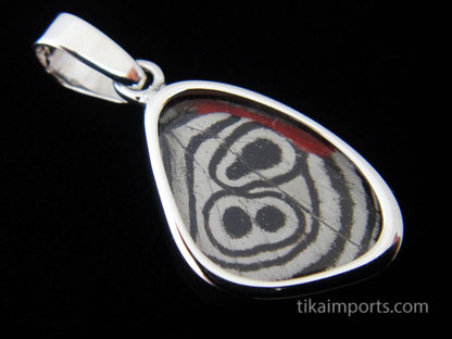 Sterling Tiny 88 Tiny Butterfly Wing Necklace