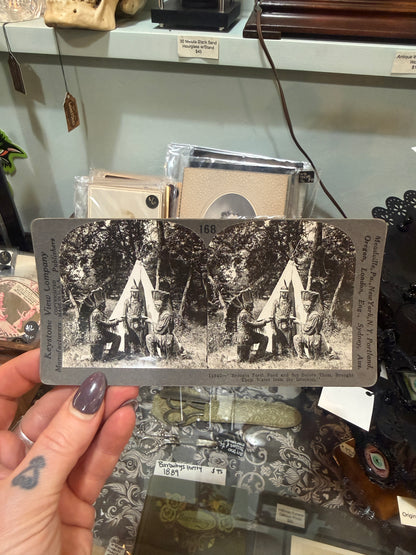 Antique Native American Stereoview