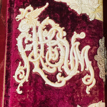 Load image into Gallery viewer, Victorian Velvet Celluloid Dragon Photo Album Excellent
