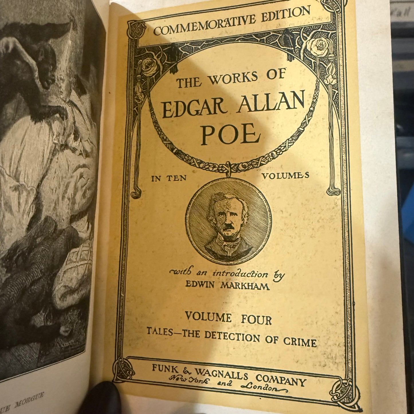 The Works of Edgar Allan Poe 1904 Tales The Detection of Crime Black