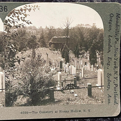 Vintage Sleepy Hollow NY Stereoview Card
