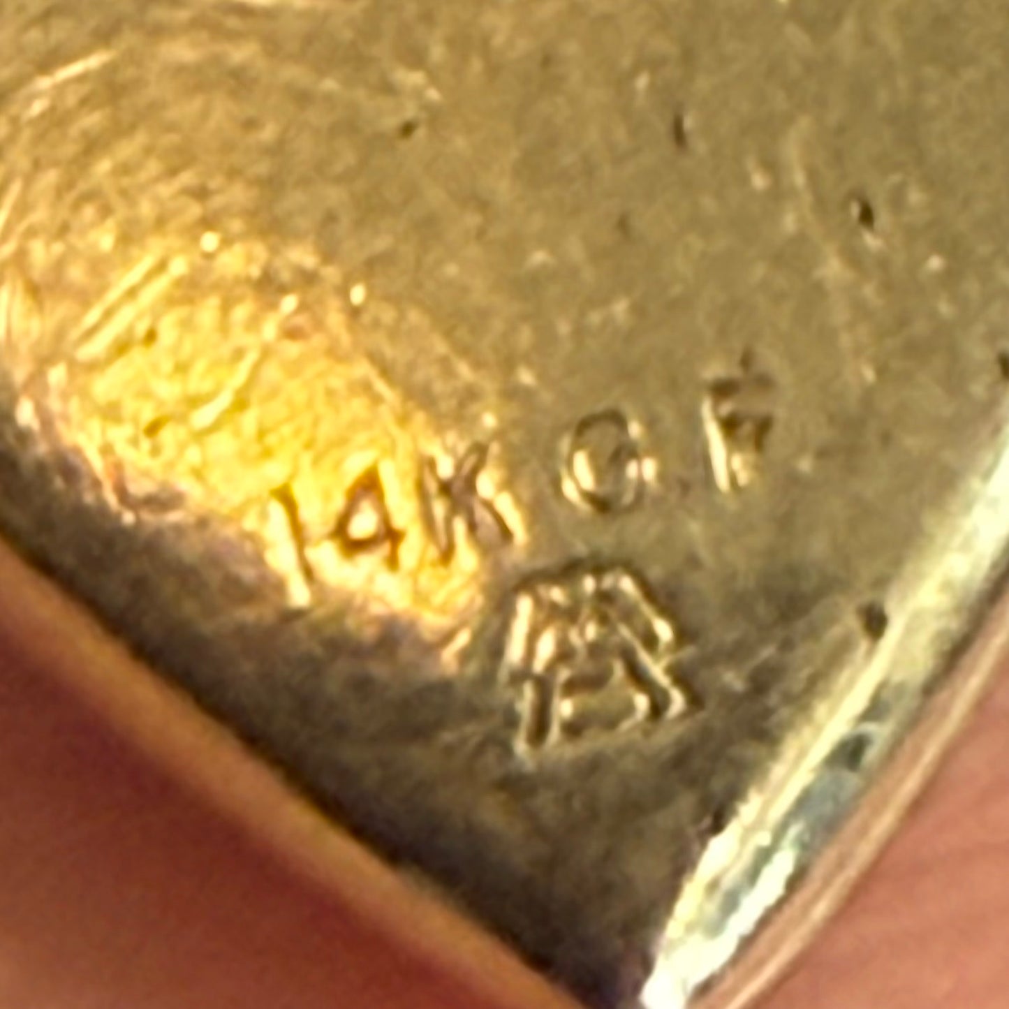 Antique Mini Heart Locket Gold Filled 2